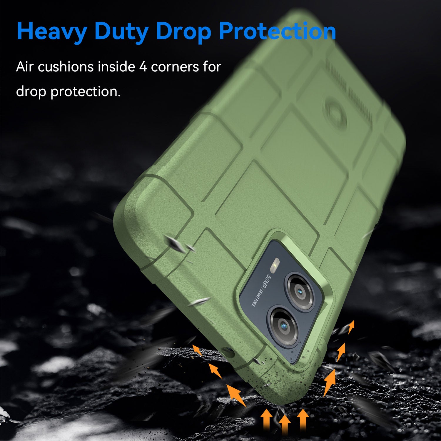 TPU Phone Cover For Motorola Moto G53 5G Rugged Square Grid Texture Drop-proof Mobile Phone Case TPU Phone Cover For Motorola Moto G53 5G Rugged Square Grid Texture Drop-proof Mobile Phone Case